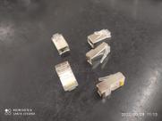 4x Conector Rj45 Cat6 Metalico Cabo