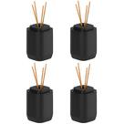 4x Difusor Arejador de Ambientes Ou Aura 380ml Preto