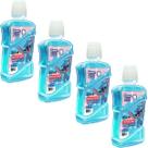 4x enxaguante bucal infantil stitch 300ml morango dentalcean