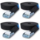 4x Fita Cinta Presilha Zamac 600kg 5 Metros Amarração de Carga Rack Moto Carro Prancha Mordente 4x Fita Cinta Presilha Zamac 600kg 5 Metros Amarração de Carga Rack Moto Carro Prancha Mordente