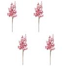 4x GALHO FRUTAS NEVE ENFEITE NATALINO ÁRVORE NATAL PICK VERMELHO 1100336