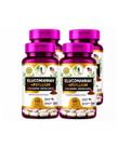 4x Glucomannan Psyllium Colágeno Hidrolisado 120 Cápsulas Suplemento Natural