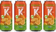 4x Kombucha Laranja e Gengibre 350ml Doutor K