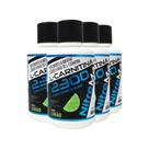 4x l-carnitina 2300 com chromium 480ml sabor limão
