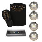 4x led rgbw 15w tholz + fonte 60w + basic smartpool