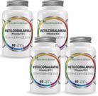 4x Metilcobalamina Vitamina B12 60 Caps de 500mg Flora Nativa do Brasil