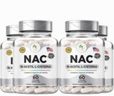 4x NAC Suplemento 60 Cápsulas Fits Life