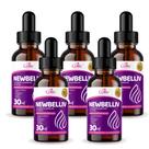 4x Newbelliv Ácido Hialurônico, Silício, Resvaratrol, Colágeno, Selênio e Vitms 30ml Celliv