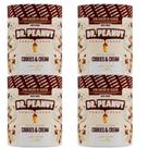 4x Pasta De Amendoim Cookies & Cream C/Whey Isolado 650g-Dr Peanut
