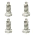 4x Pés Nivelador Lavadora Electrolux TOP08 LT15F - 67490030