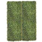 4x Placa Jardim Vertical Trevo Samambaia (60x40) Verde SMO