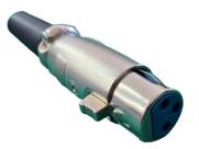 4x Plug Xlr 3 Vias Femea Ls1013 4x Plug Xlr 3 Vias Femea Ls1013