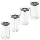 4x Porta Temperos Pote 340ml Organizador OU Block Hermético 4x Porta Temperos Pote 340ml Organizador OU Block Hermético