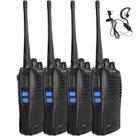4x Rádio Comunicador AQUARIO HT-50U 16 canais HT Walk Talk