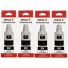 4x Refil Tinta Compatível Premium P/ Canon Gi-10 Gi10 Preto