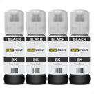 4x Refil Tinta New Print 544 Para Epson L3150 L3250 L3110 L5190 L3210 L5290 L1250 L5590 T544 Preto 4x Refil Tinta New Print 544 Para Epson L3150 L3250 L3110 L5190 L3210 L5290 L1250 L5590 T544 Preto