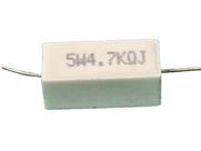 4x Resistor 4k7 5w 5% Porcelana