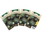 4X Sementes de Abobrinha de Tronco Redonda Verde TOPSEED