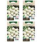 4X Sementes de Cebola Conserva Crystal White Max TOPSEED