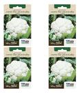 4x Sementes De Couve-flor Piracicaba De Verão Alta Qualidade
