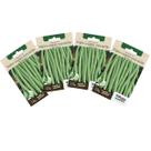 4X Sementes de Feijão Vagem Macarrão (Trepador) TOPSEED