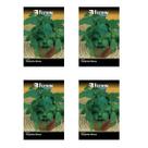 4X Sementes de Manjericão Alfavaca Verde FELTRIN