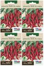 4X Sementes Pimenta Dedo De Moça TOPSEED