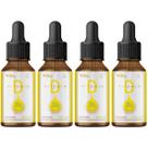 4x Vitamina D3 Líquida Baby Kids Framboesa 30ml -True Source 4x Vitamina D3 Líquida Baby Kids Framboesa 30ml -True Source
