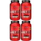 4x Whey 100% Pure Pote 900g Cookies and Cream Integralmedica