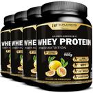 4x WHEY PROTEIN POWER NUTRITION MOUSSE DE MARACUJA 900G