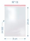 5.000 Saco Plástico Zip Lock Nº13