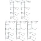 5 Adegas Para Parede Aramado Cromado Suporte 4 Garrafas Vinho 5 Adegas Para Parede Aramado Cromado Suporte 4 Garrafas Vinho