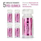 5 Ampolas de Tratamento Capilar Pós-Química 2,8ml Dermabel