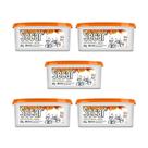 5 Antimofo Secar Natural 80g Desumidificador Antiumidade Mofo Bolor Fungos Guarda Roupa Cômoda Gaveta Balcão Multiuso Gabinete de Pia