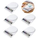 5 Balanças Digital Cozinha 10kg Precisão Ideal Nutrição Dieta