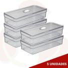 5 Bandejas Organizadores de Ovos Modular Acrilico Retangular 5 Bandejas Organizadores de Ovos Modular Acrilico Retangular