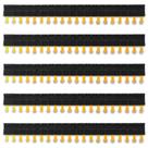 5 barramento pente para rele acoplador slim fino conector
