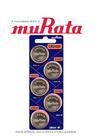 5 Baterias Murata CR2430 DL2430 ECR2430 Célula de Moeda de Lítio de 3V