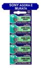 5 Baterias Sony 399/395 Sr927sw Ag7 Relógio Brinquedos Lupas