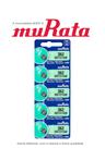 5 Baterias SONY Murata 362 SR721SW 1.55V Célula de Botão de Relógio de Óxido de Prata