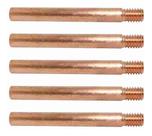5 Bicos De Contato Para Tocha Mig M8x72,5 1,0mm 36KD - V8 Brasil