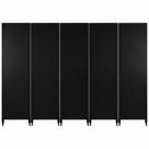 5 Biombo Pintado Reto Com Pés Folha Painel Mdf Divisor Divisória Separador De Ambiente Branco Ou Preto Vários Modelos