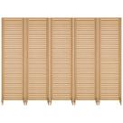 5 Biombo Reto Com Pes Folha Painel Mdf Cru Divisor Divisória Separador De Ambiente Vários Modelos