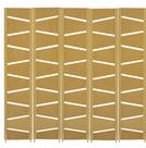 5 Biombo Slim Reto Com Pés Folha Painel Mdf Cru Divisor Divisória Separador De Ambiente Vários Modelos