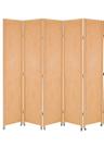 5 Biombo Slim Sanfonado Com Rodinhas E Dobradiças Mdf Cru Folha Painel Divisor Divisória Separador De Ambiente Vários Modelos