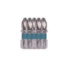 5 Bits Ponta PH2x25mm Composição Aço S2 - Gross