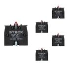 5 Bloco de Contato Auxiliar Steck SLPL41 660V 1NF Frontal 5 Bloco de Contato Auxiliar Steck SLPL41 660V 1NF Frontal