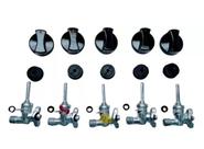 5 Botão E 5 Registro Ramal Fogão Cooktop Fischer Tc 1743 5 Botão E 5 Registro Ramal Fogão Cooktop Fischer Tc 1743