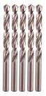 5 Brocas 9,25x125mm Aço Rápido Hss Para Metal Makita D-06541