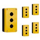 5 Caixa Para Botoeira Steck 3 Furos SQ3K 3X22,5mm IP65